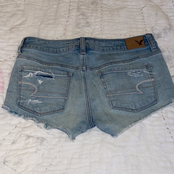 Destroyed Denim Shorts - Picture 2 of 2